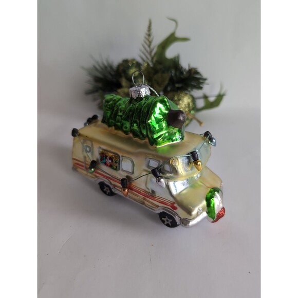 Robert Stanley Other - Camper RV Christmas Tree Ornament Camper Robert Stanley Blown Glass
